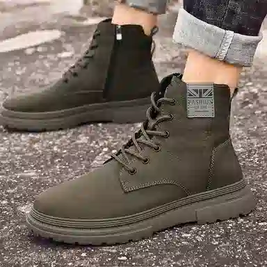 DILIKAN Martin Boots Mid-Top Thick Sole