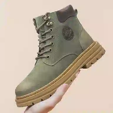 DILIKAN Martin Boots Mid-Calf Thick Sole