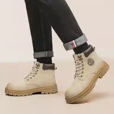 DILIKAN Martin Boots Mid-Calf Thick Sole