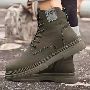 DILIKAN Martin Boots Mid-Top Thick Sole