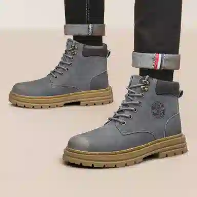 DILIKAN Martin Boots Mid-Calf Thick Sole