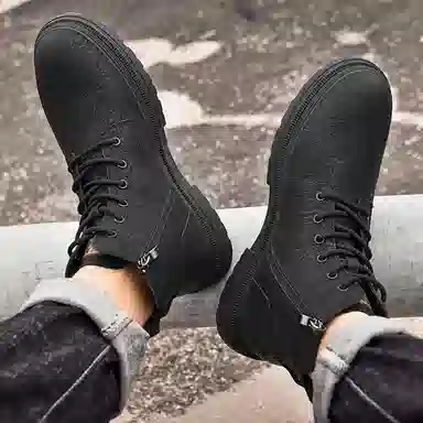 DILIKAN Martin Boots Mid-Top Thick Sole