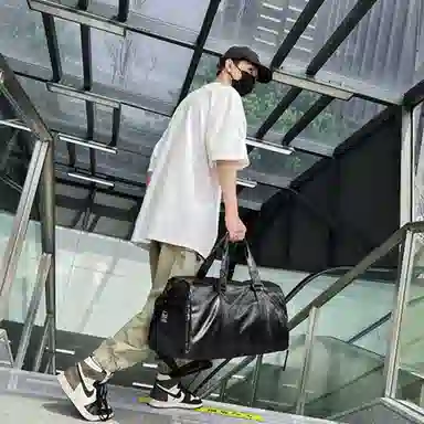 GKY Gym Bag White/Black
