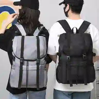 GKY Nylon Backpack Black/Grey