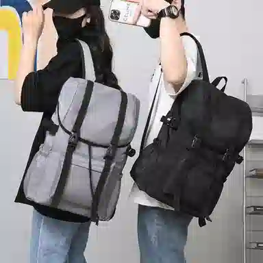 GKY Nylon Backpack Black/Grey