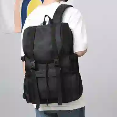GKY Nylon Backpack Black/Grey