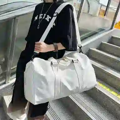 GKY Gym Bag White/Black