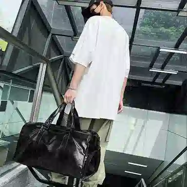 GKY Gym Bag White/Black