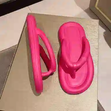 蚂蚁城 休闲百搭 个性简约 潮流时尚 韩风 速干人字拖鞋 女