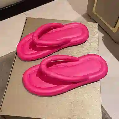 蚂蚁城 休闲百搭 个性简约 潮流时尚 韩风 速干人字拖鞋 女