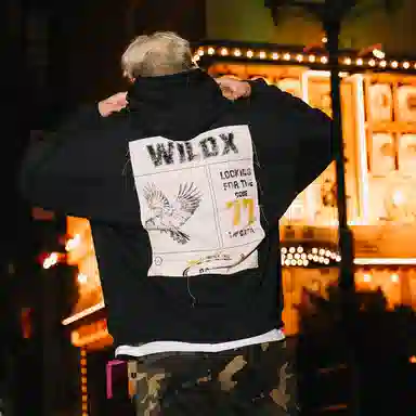 WILDX WildX Obsidian Black Hoodie
