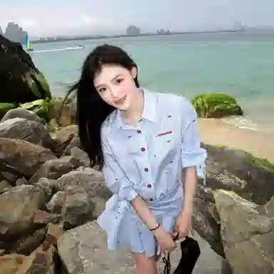 桴生 学院风时尚感收腰百褶衬衫裙长袖连衣裙 女款