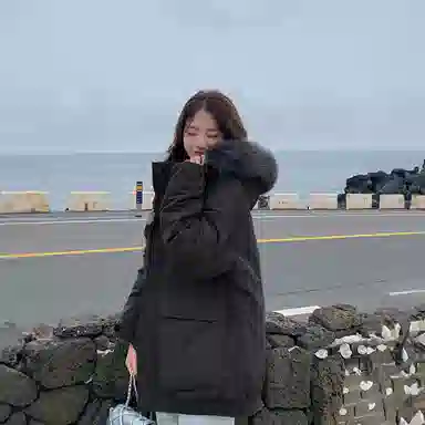 玉儿恋 韩系学院风甜美工装多口袋毛领甜心学院派高级感小众风小个子棉服 女款