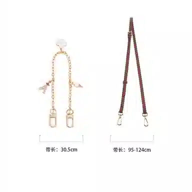 Longchamp Le Pliage Mini Ice Cream Chain Strap Brown