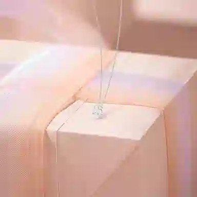 【纯银999 | 爱心】 六桂福珠宝 经典百搭小众设计高级感学生日常简约精致通勤轻奢极简约会温柔气质可调节 足银 项链 女款