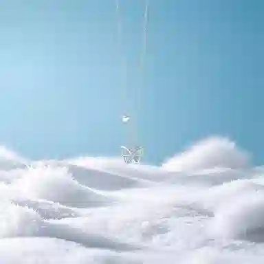 【纯银999】 六桂福珠宝 蝴蝶 经典百搭小众设计高级感学生日常精致简约轻奢转运约会通勤温柔气质可调节锁骨链#好运 足银  项链 女款