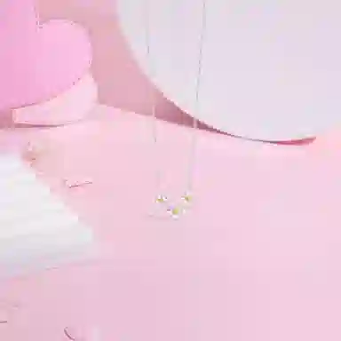 【纯银999 | 花团簇拥】 六桂福珠宝 经典百搭小众设计极简轻奢约会高级感学生日常精致简约通勤温柔气质可调节锁骨链 足银 项链 女款