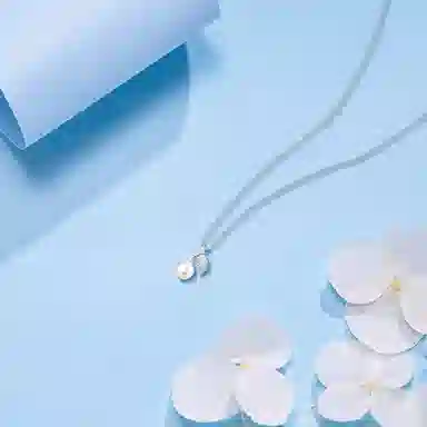 【纯银999】 六桂福珠宝 叶子 小众设计经典百搭精致高级感简约学生日常时尚轻奢约会通勤温柔气质可调节锁骨链 足银 项链 女款