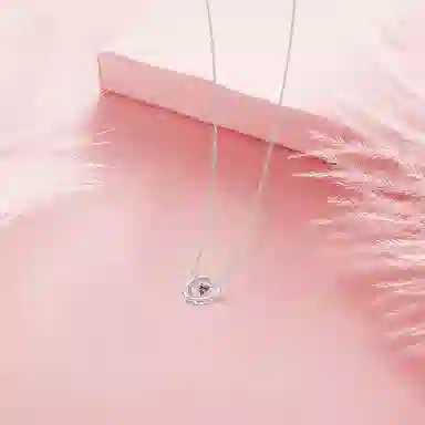 【925银】 六桂福珠宝 小众设计 经典百搭精致简约 日常轻奢高级感 锆石 项链 女款