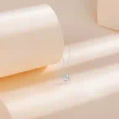 【纯银999】 六桂福珠宝 蝴蝶结 经典百搭小众设计学生日常高级感简约精致轻奢转运约会通勤温柔气质可调节锁骨链#好运 足银 项链 女款