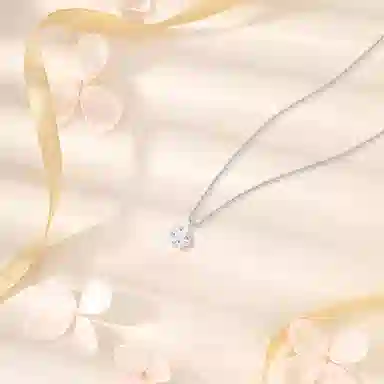 【纯银999 | 星光闪耀】 六桂福珠宝 经典百搭小众设计高级感学生日常简约精致轻奢通勤极简约会温柔气质可调节 足银 项链 女款