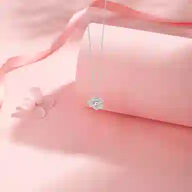 【纯银999 | 爱心】 六桂福珠宝 经典百搭小众设计极简轻奢约会高级感学生日常精致简约通勤温柔气质可调节锁骨链 足银 项链 女款