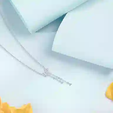 【纯银999】 六桂福珠宝 蝴蝶 小众设计经典百搭学生日常简约高级感精致轻奢极简约会通勤温柔气质可调节锁骨链#好运 足银 项链 女款