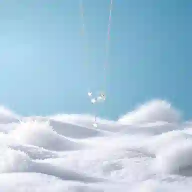 【925银】 六桂福珠宝 星月系列 小众设计经典百搭学生日常简约精致高级感轻奢通勤平安约会温柔气质可调节锁骨链 锆石 项链 女款