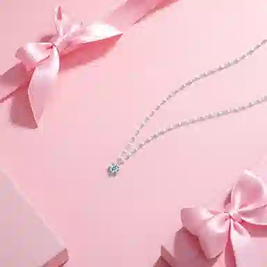 【纯银999 | 星光闪耀】 六桂福珠宝 经典百搭小众设计极简轻奢约会高级感学生日常精致简约通勤温柔气质可调节锁骨链 足银 项链 女款