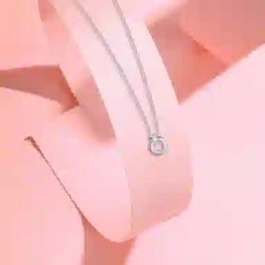 【纯银999 | 莫比乌斯】 六桂福珠宝 经典百搭小众设计轻奢高级感日常精致简约通勤温柔气质可调节锁骨链 足银 项链 女款