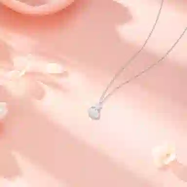 【纯银999】 六桂福珠宝 转运福袋 经典百搭小众设计轻奢精致高级感简约时尚学生日常通勤约会温柔气质可调节锁骨链 足银 项链 女款