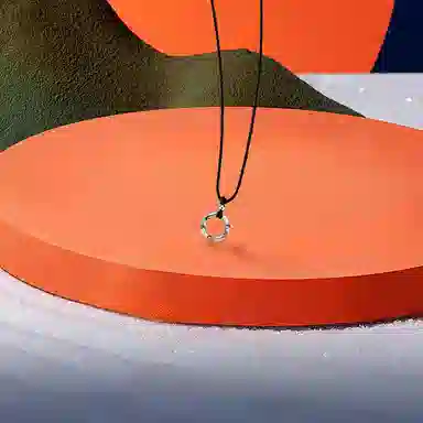 【纯银999 | 平安扣】 六桂福珠宝 经典百搭小众设计高级感日常简约精致轻奢通勤极简约会温柔气质可调节锁骨链#好运 足银 项链 女款