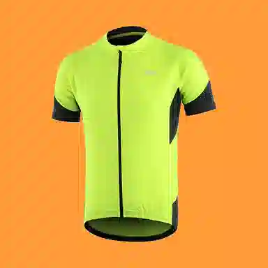 浪莎 夏季户外运动自行车骑行服短袖速干透气上衣男骑行配套