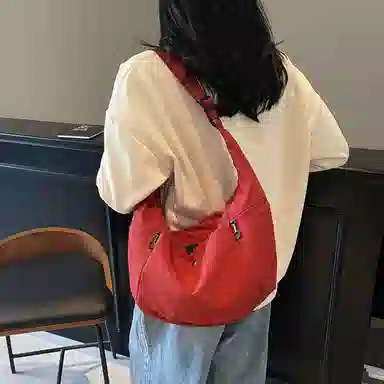 班亚奴 小众时尚高级感简约百搭 布 单肩包 男女同款情侣款 多色