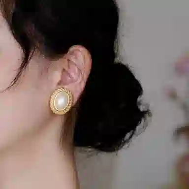 喜潮 高级感极简风气质复古风清冷风温柔送礼螺旋轻奢欧美风 合金 耳钉 女款
