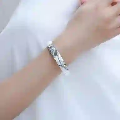 喜潮 韩版推拉民族风凤凰来仪 合金 手镯 女款