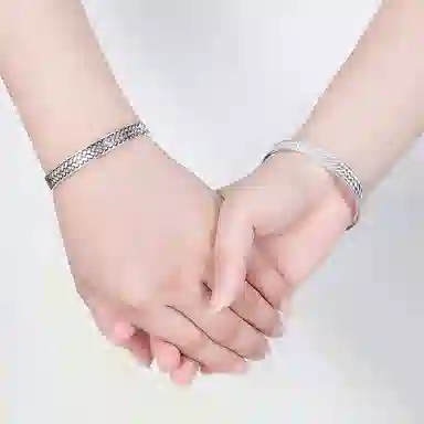 喜潮 新款复古 民族风气质 创意编织开口 做旧 合金 手镯 女款