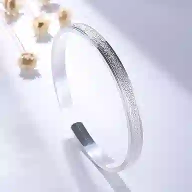 喜潮 传承磨砂 小众设计感 合金 手镯 女款