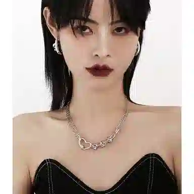喜潮 欧美热销爆款项链小众设计高级气质精致轻奢配饰嘻哈毛衣链锁骨链