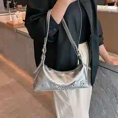 Jade en plus Silver/Black Handbag