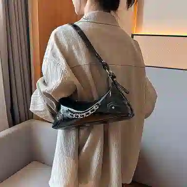 Jade en plus Silver/Black Handbag