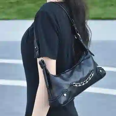 Jade en plus Silver/Black Handbag