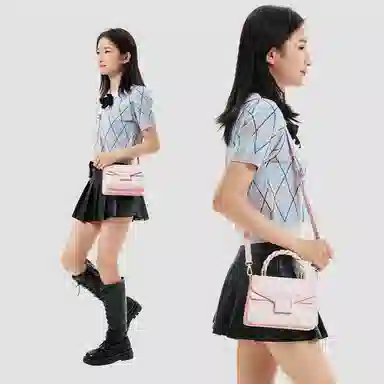 Jade en plus Shoulder Bag Pink