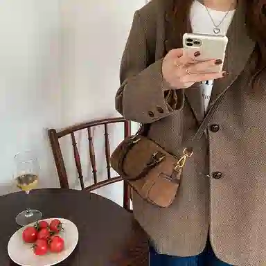 Jade en plus Coco Brown Bag