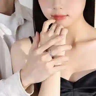 Tonghua Romantic Princess & Knight Couple Rings S925 Silver