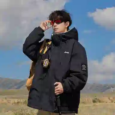 Jeep Hoodie Cotton Jacket Men