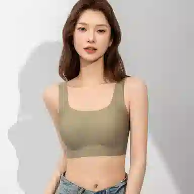 多情猫 无痕美背透气薄杯大胸显小文胸 女款