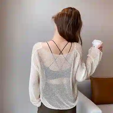 多情猫 薄款带胸垫美背亲肤舒适透气简约抹胸内衣 女款