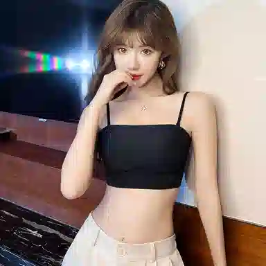 多情猫 字母纯色防走光文胸 女款