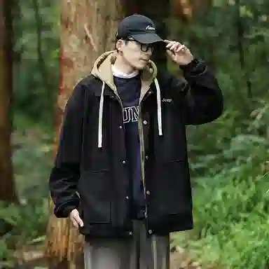 Jeep Vintage Logo Hoodie Jacket